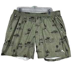 Tommy Bahama Mens Island Zone 6 Inch Hybrid Shorts Swim Beach Boardshort Size 36